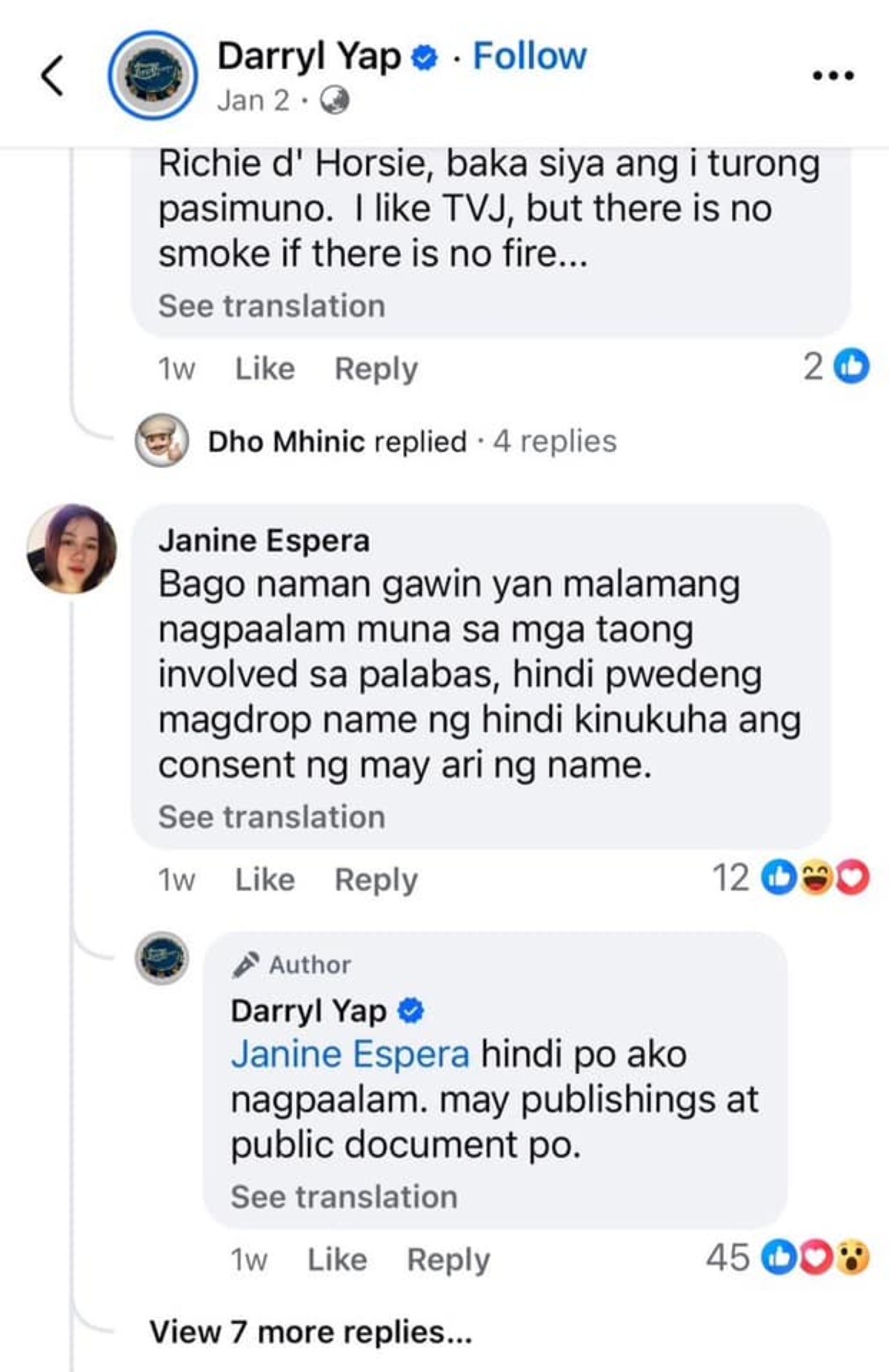 Photo courtesy: Screenshot from Darryl Yap via Atty. Jesus Falcis (FB)