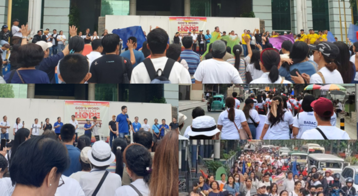 Body of Christ sa Pasig, nagsagawa ng Bible parade sa pagdiriwang National Bible Month