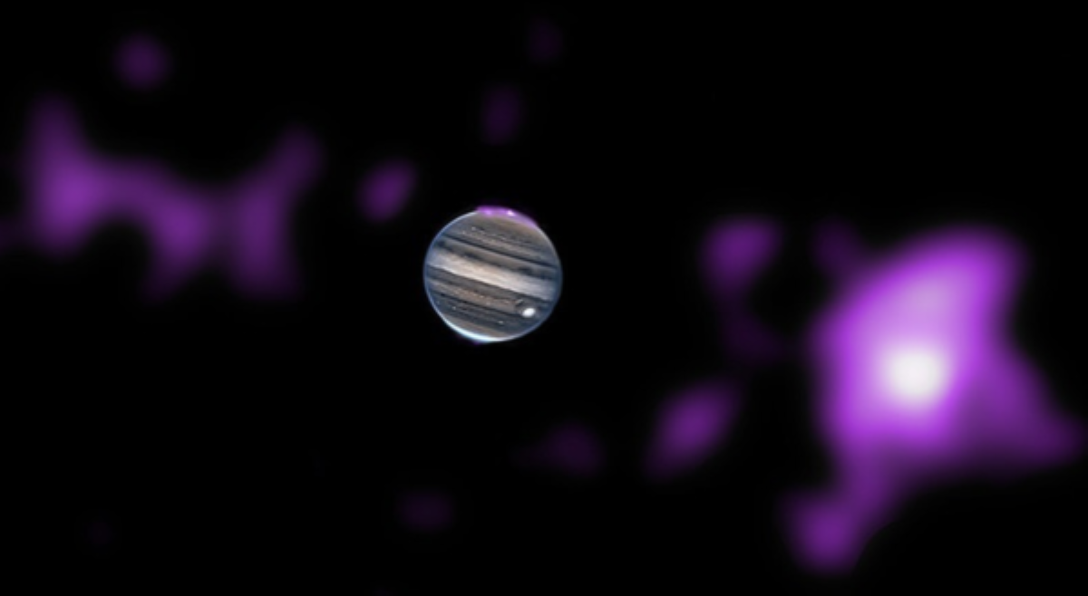 Imahen ng auroras sa Jupiter, napitikan ng NASA