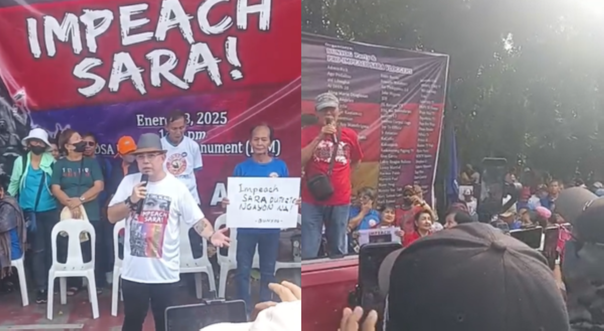 Pro-BBM, Kakampink vloggers, nakiisa sa 'Pro-Impeach Sara Rally' sa EDSA