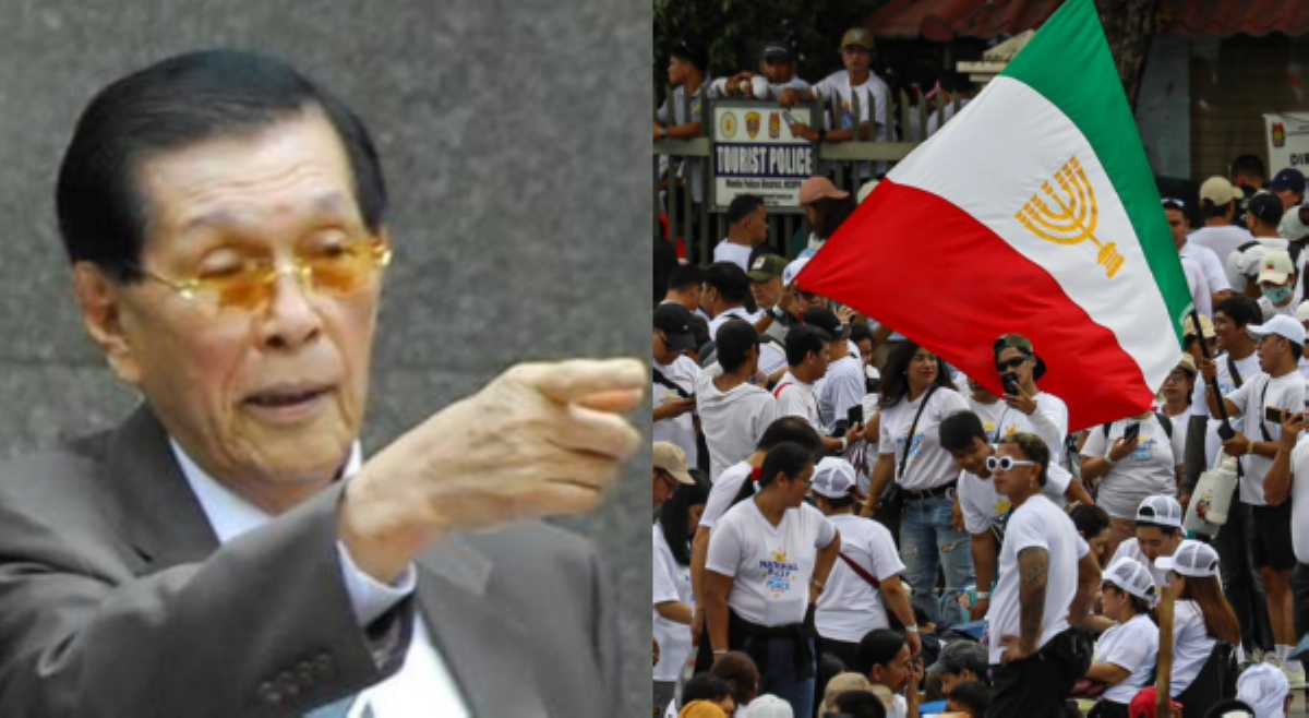 Enrile, dinepensahan nauna niyang pahayag patungkol sa INC peace rally