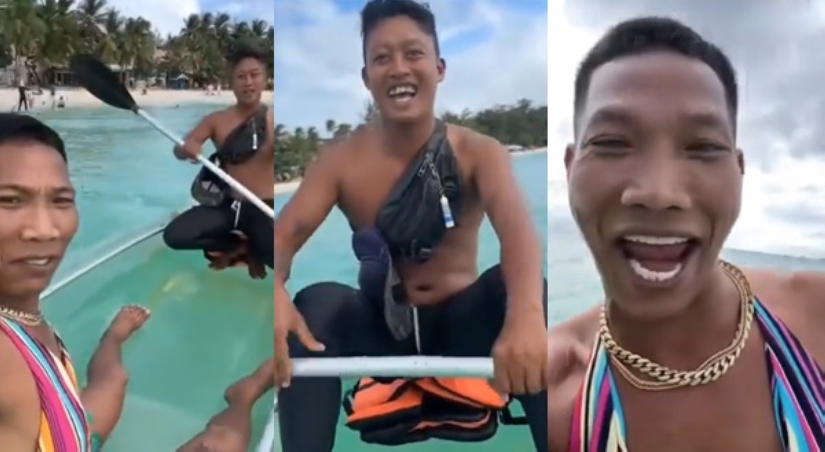 Diwata umawra sa Bora, trip itapon sa laot at ipakain sa pating ng bangkero