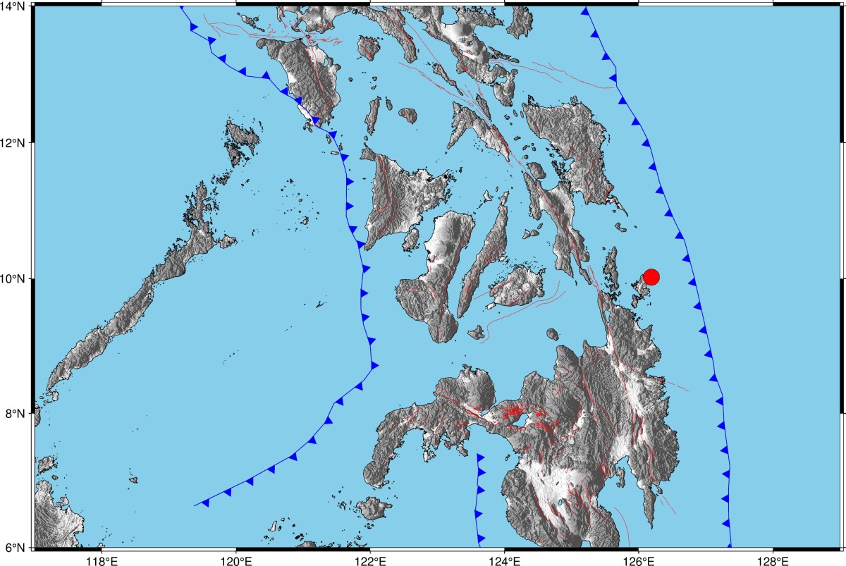 Surigao del Norte, niyanig ng 4.0 magnitude na lindol