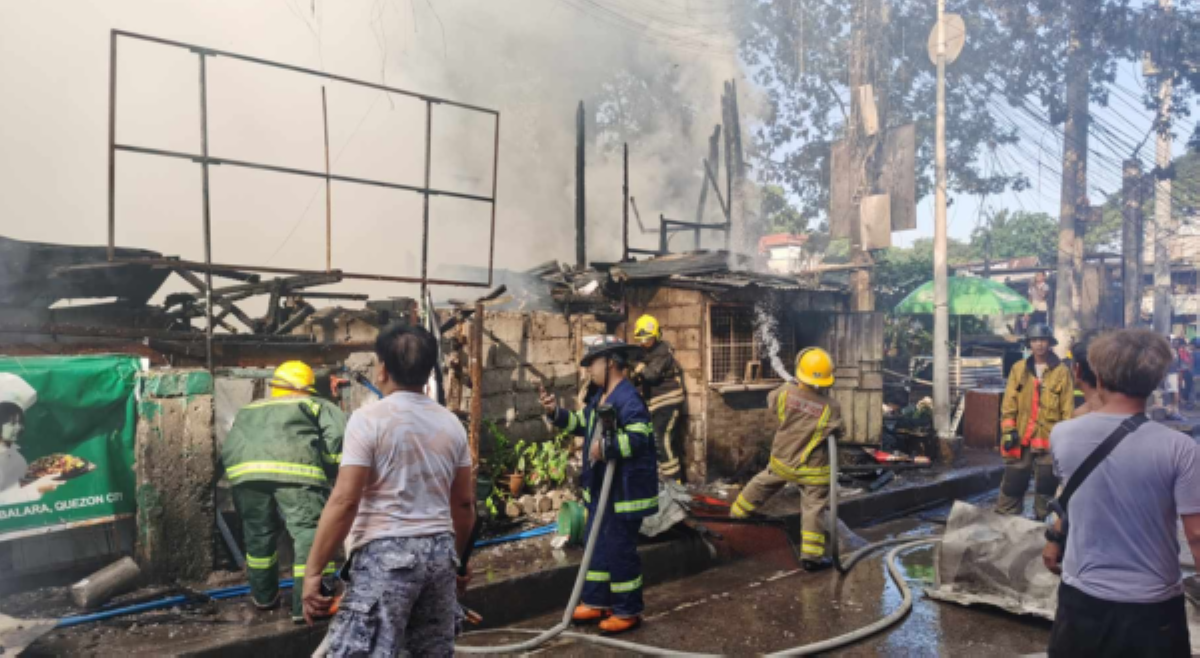 Mag-jowang nag-away, nagdulot umano ng sunog sa apat na bahay sa Quezon City