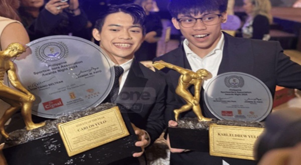 Finally! Mag-utol na Carlos at Eldrew Yulo, nagkita sa PSA awards night