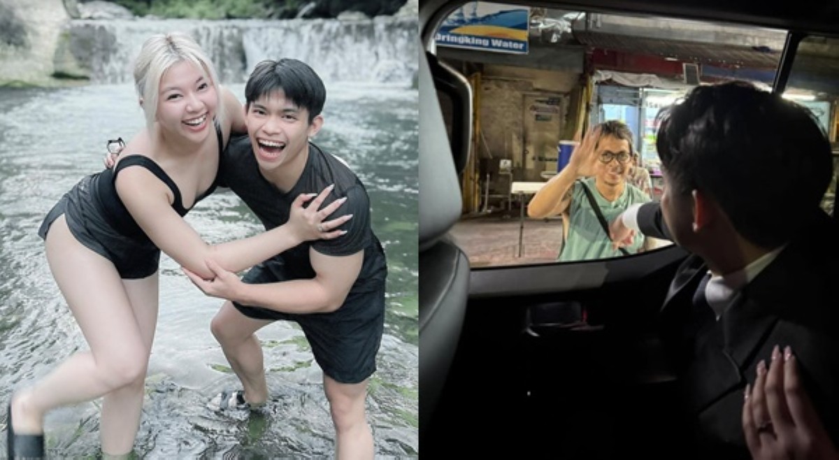 'Mahiwagang kamay' sa reunion pic ng mag-amang Carlos, Mark Andrew Yulo inintriga