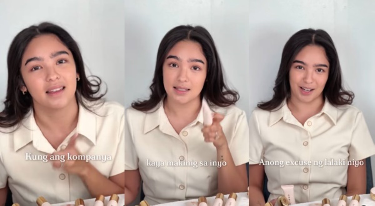 Andrea kinonek new packaging ng beauty products sa mga lalaking 'di nagbabago