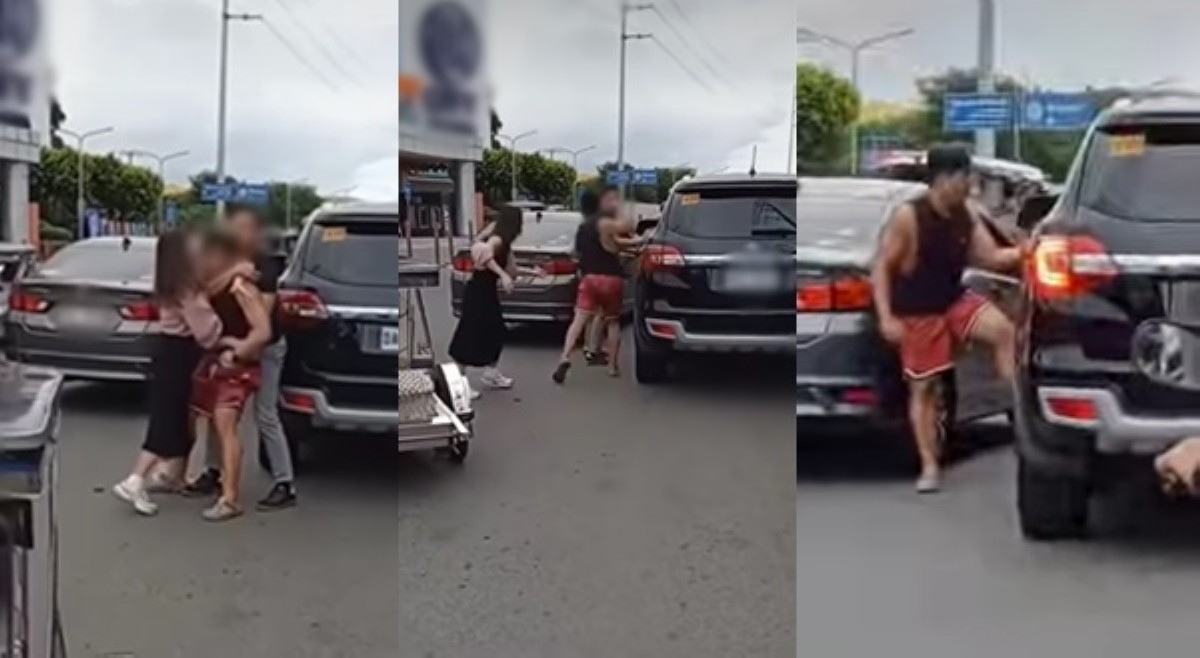 Bardagulan sa harap ng mall sa Calamba, dahil sa 'love triangle?'