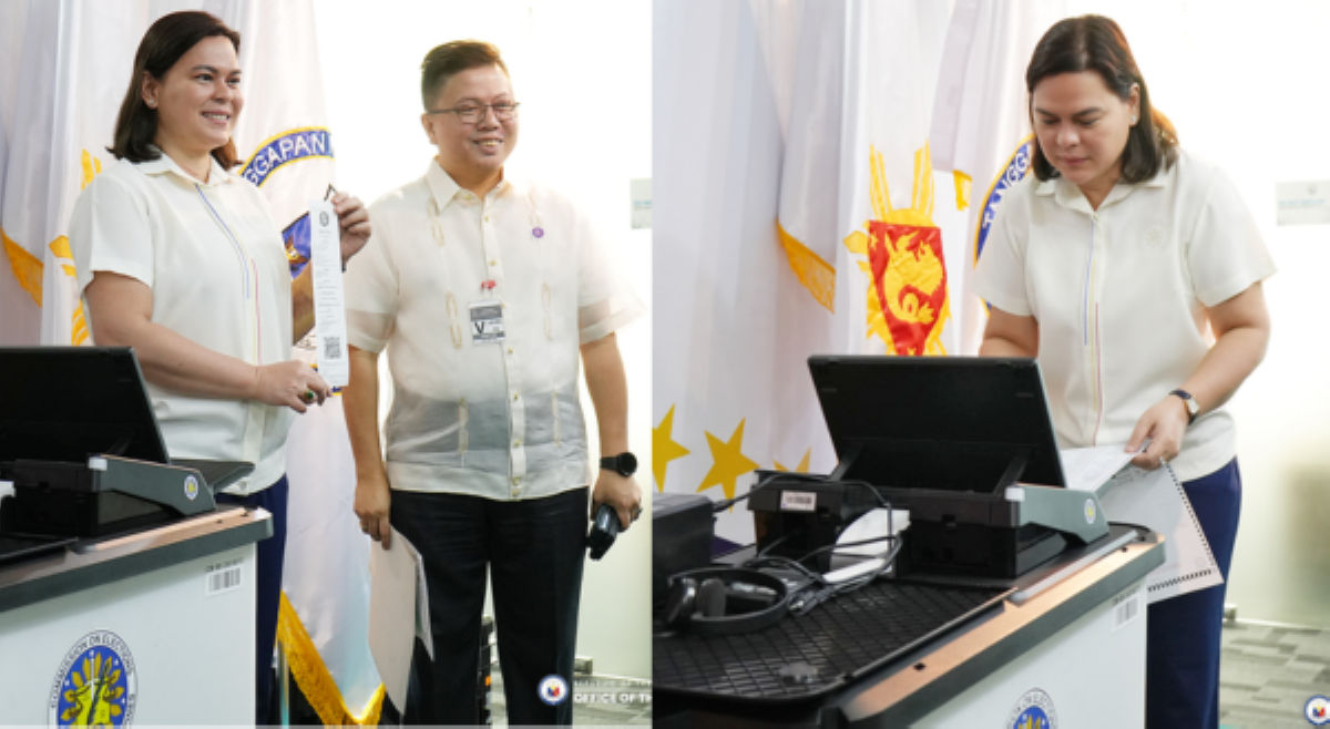 VP Sara, nakiisa sa dry run para sa tamang proseso ng pagboto sa eleksyon