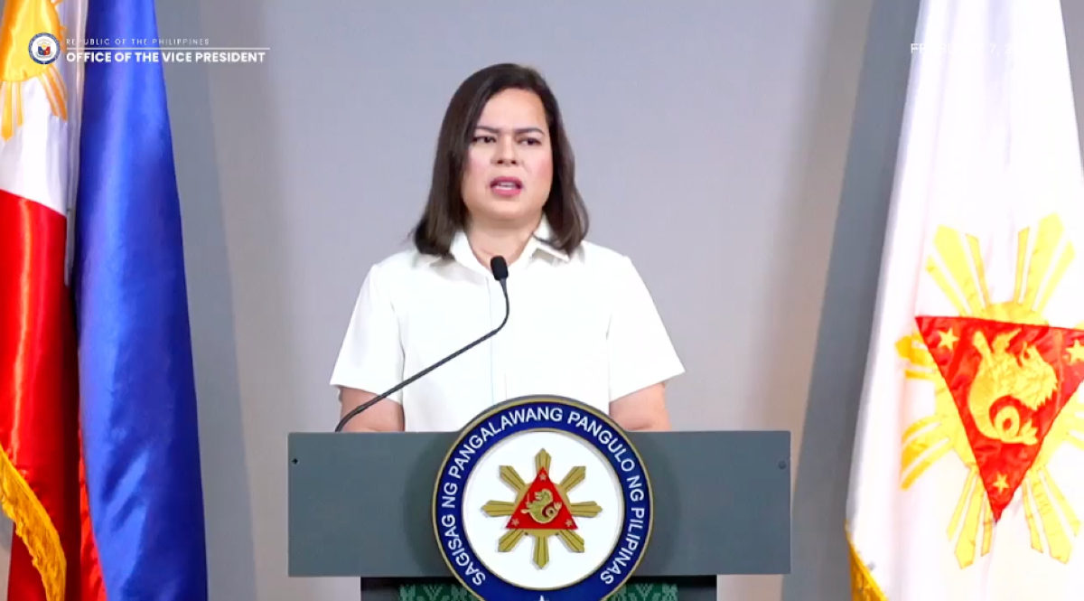 VP Sara sa kaniyang impeachment: 'God save the Philippines'