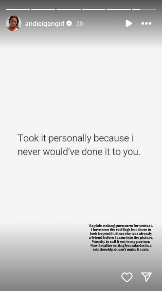 Photo courtesy: Screenshot from Andi Eigenmann (IG)