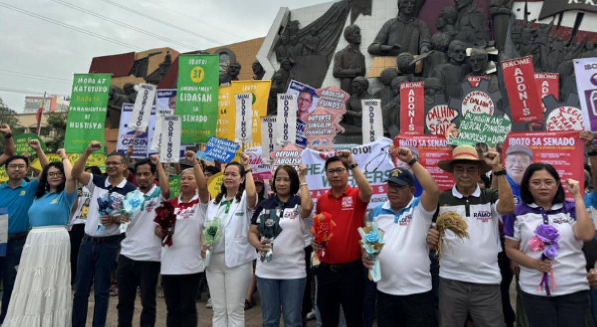 Makabayan, sinimulan kampanya sa Liwasang Bonifacio: &lsquo;Baguhin na ang bulok na kalakaran!&rsquo;