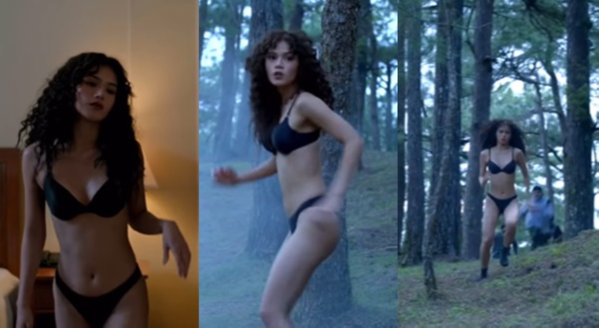 Maris Racal, nag-react sa eksena niyang nagtatatakbong naka-bra at panty lang