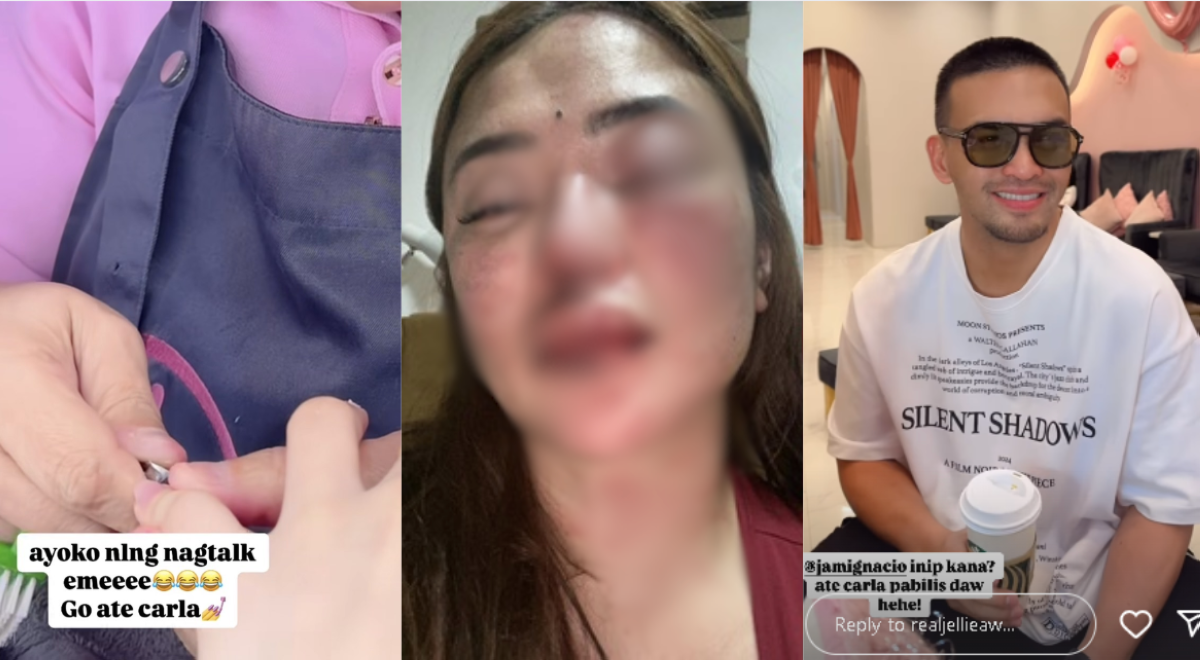 Jam Ignacio, sinamahan pang magpa-manicure si Jellie Aw kay 'Ate Carla' bago bugbugin?