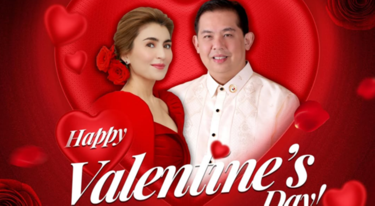 Speaker Martin Romualdez, binati ang kaniyang asawa ngayong Valentine's Day