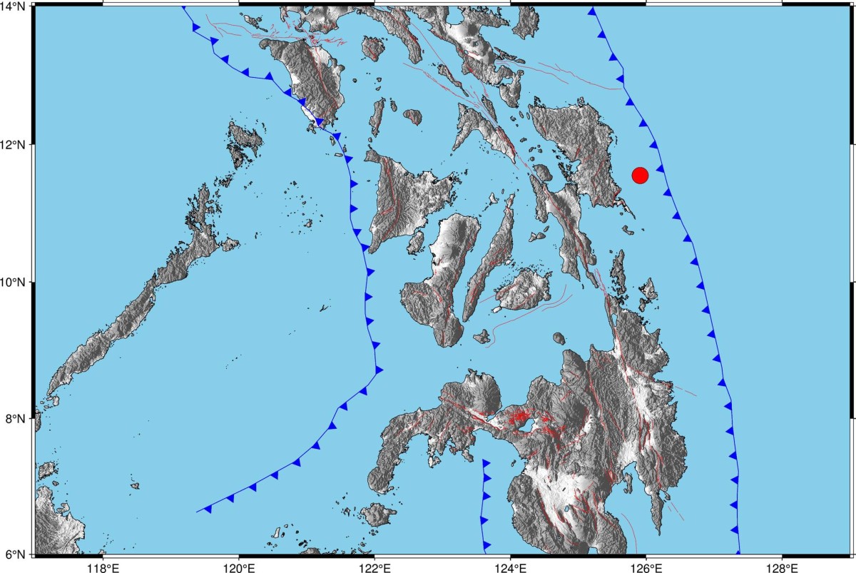 Eastern Samar, niyanig ng 5.5-magnitude na lindol
