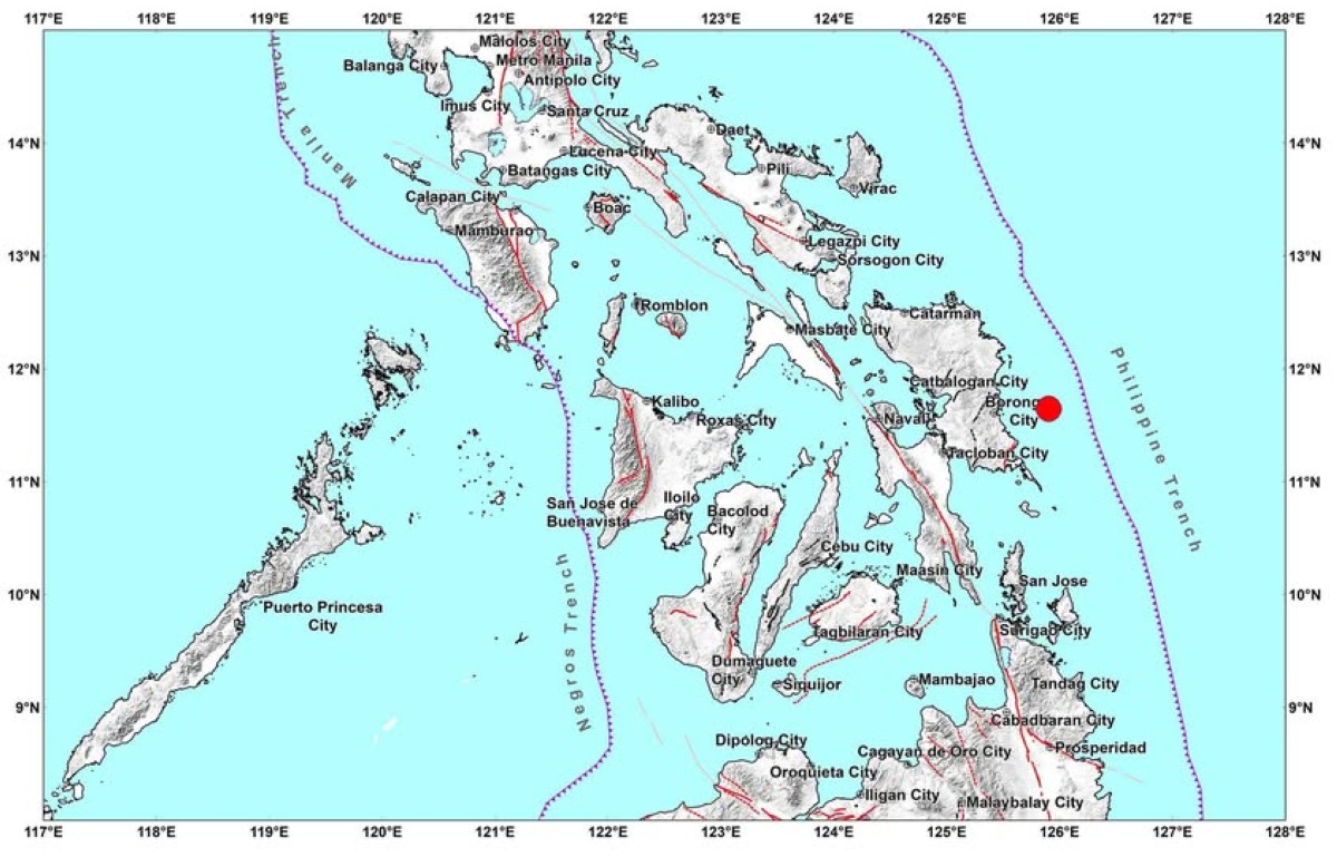 Eastern Samar, niyanig ng magnitude 4.2 na lindol
