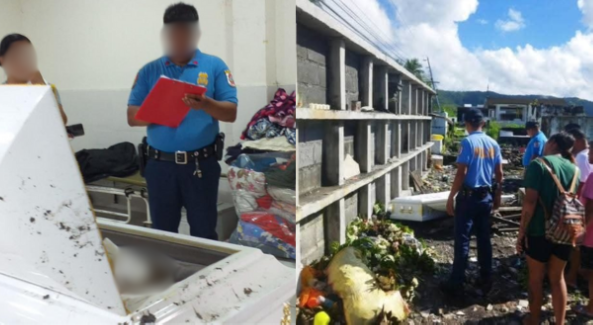 Bangkay ng kalilibing na babae, ninakaw raw mula sa nitso; nawawala ang underwear?