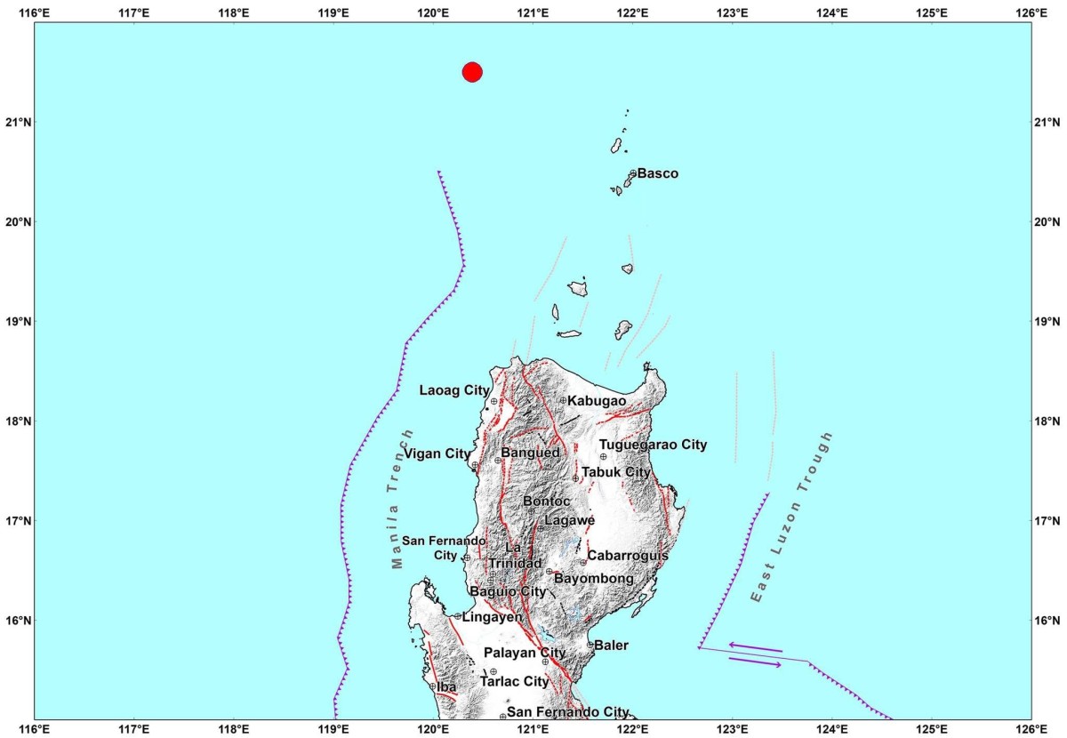 Batanes, niyanig ng magnitude 4.3 na lindol