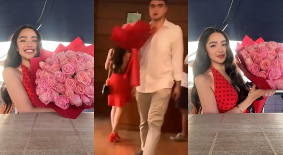 Pink na bulaklak ni Andrea, ibinida; galing sa basketbolista?