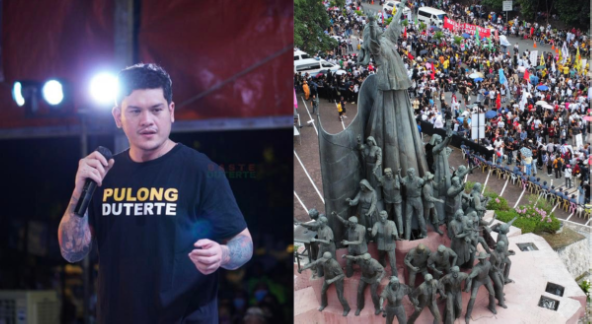 Baste Duterte sa #EDSA39: 'May the darkest times in our history never happen again'
