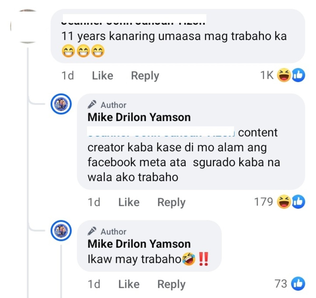 Photo courtesy: Screenshot from Mike Drilon Yamson (FB) via Fashion Pulis