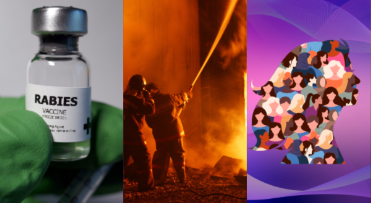 Ang buong Marso bilang Rabies Awareness, Fire Prevention at Women's Month