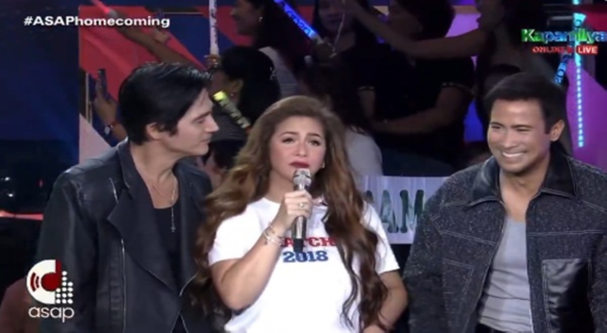 Regine may makahulugang biro kay Sam sa ASAP: 'Sorry we're not friends anymore!'