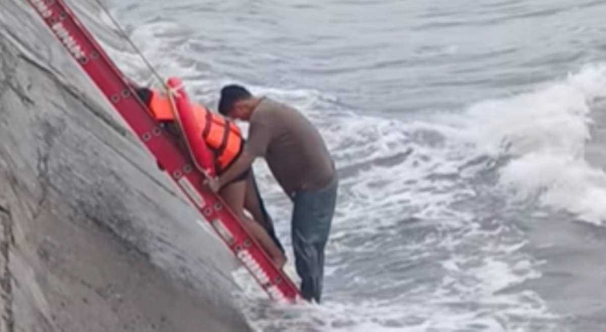 Hindi nabilhan ni boyfie ng milktea? Babae, tumalon sa dagat