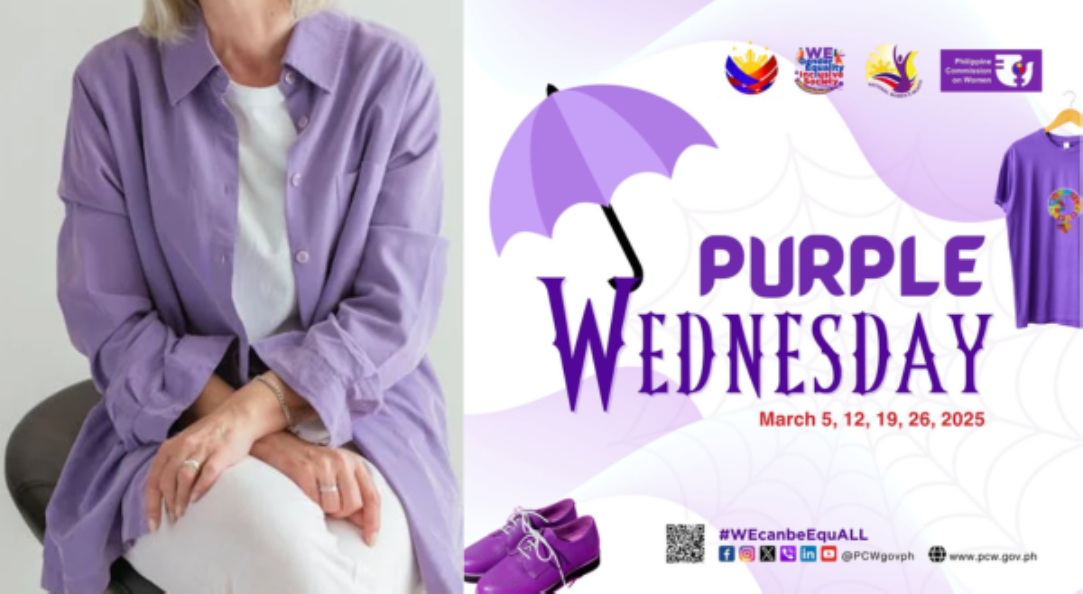 'Purple Wednesday,' inilunsad ng Commission on Women