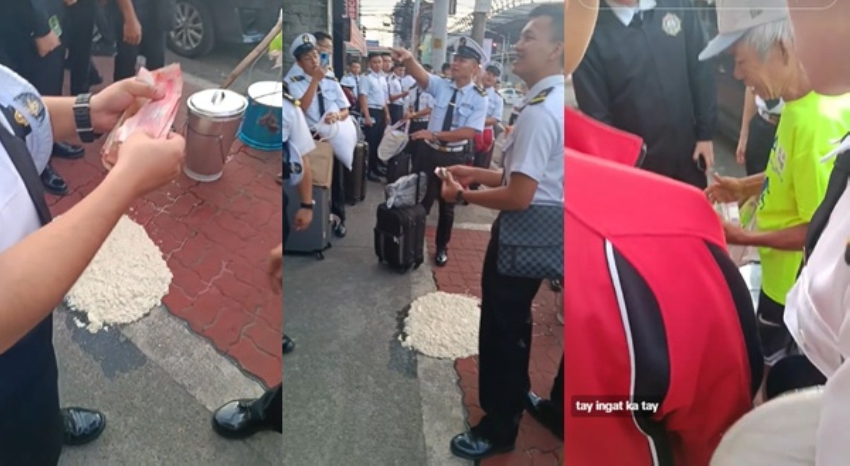 Mga estudyante, nag-ambagan para sa natapong paninda ng taho vendor