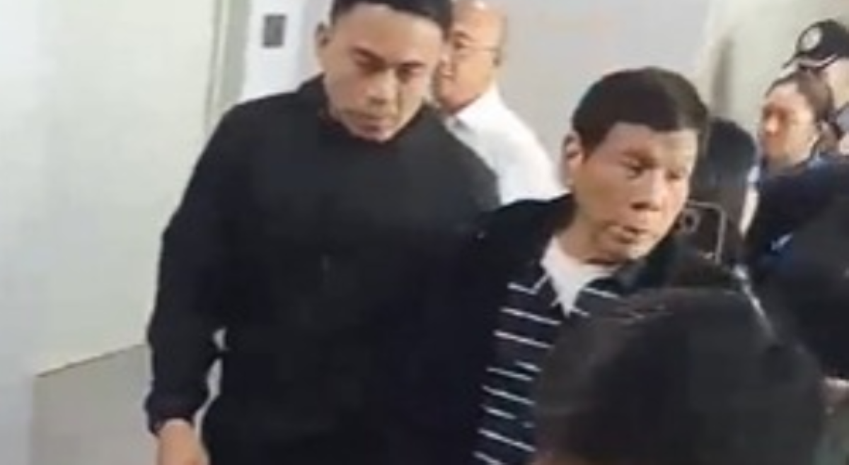 Dating Pangulong Duterte, dinala sa Villamor Airbase