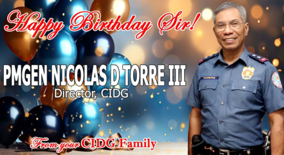 Birthday greetings ng CIDG kay PMGEN Torre, dinogshow ng netizens