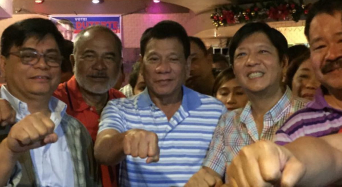 Larawan nina PBBM, FPRRD noong 2016 binalikan ng netizens