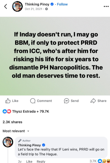 Photo courtesy: Screenshot from Thinking Pinoy/RJ Nieto (FB)