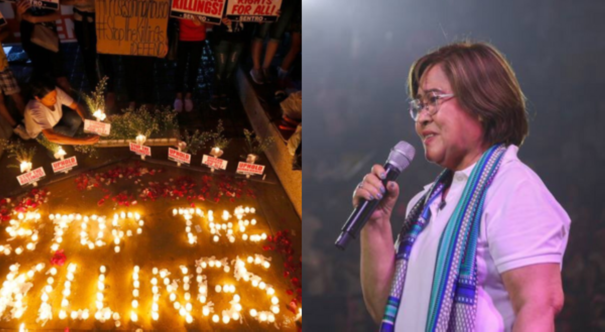 De Lima, inalala mga biktima ng war on drugs sa unang pagharap ni FPRRD sa ICC
