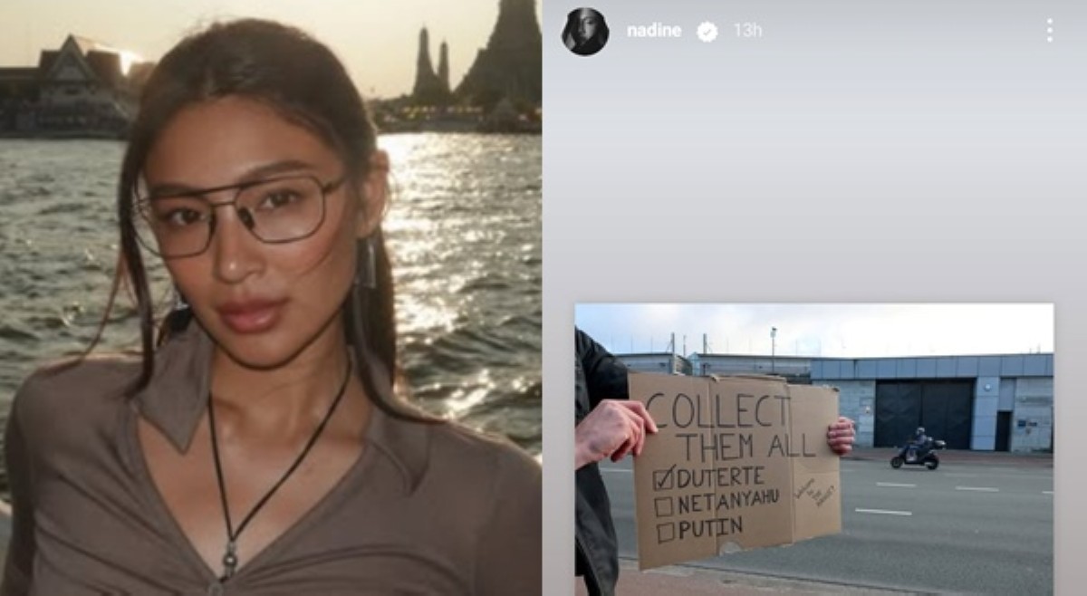 Nadine Lustre, ibinahagi 'Collect them all' placard