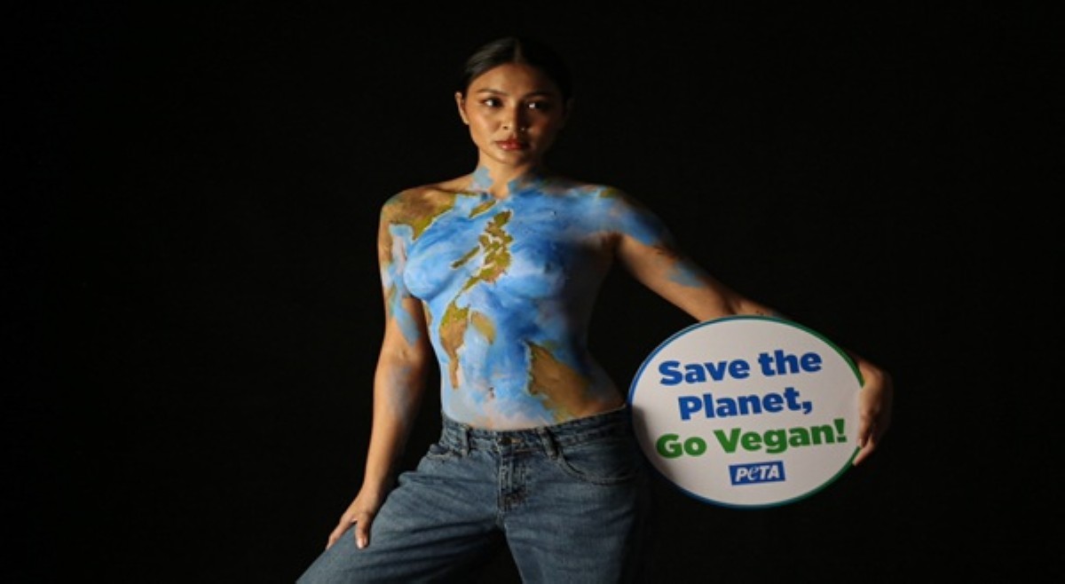 Nadine nagmistulang Mother Earth, nanawagang maging 'vegan'