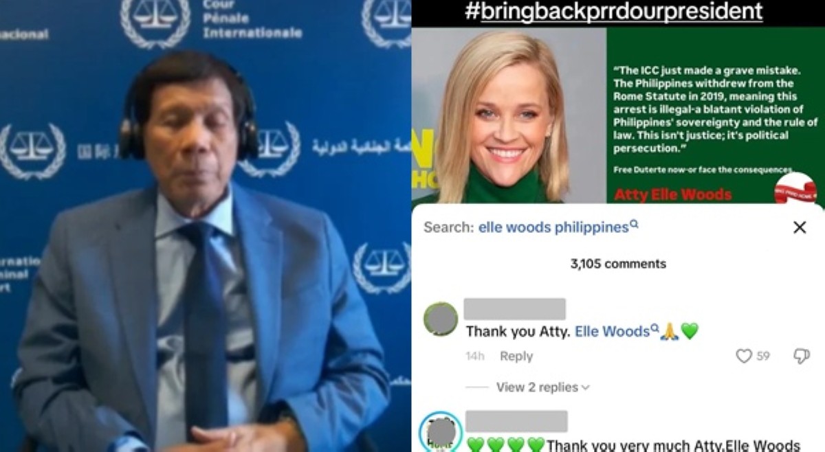 'Ang lala!' Netizen, windang sa mga naniwala kay 'Atty. Elle Woods' laban sa ICC