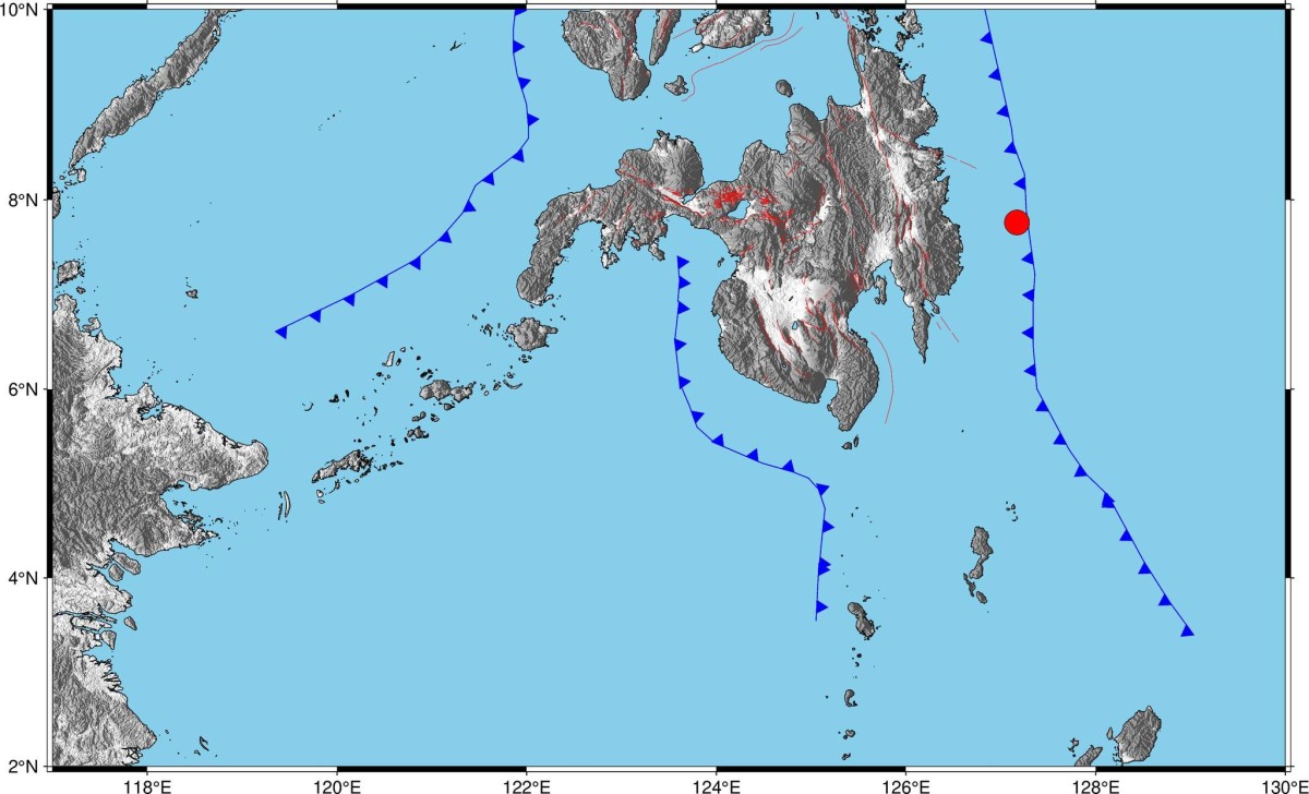 4.9-magnitude na lindol, yumanig sa Davao Oriental