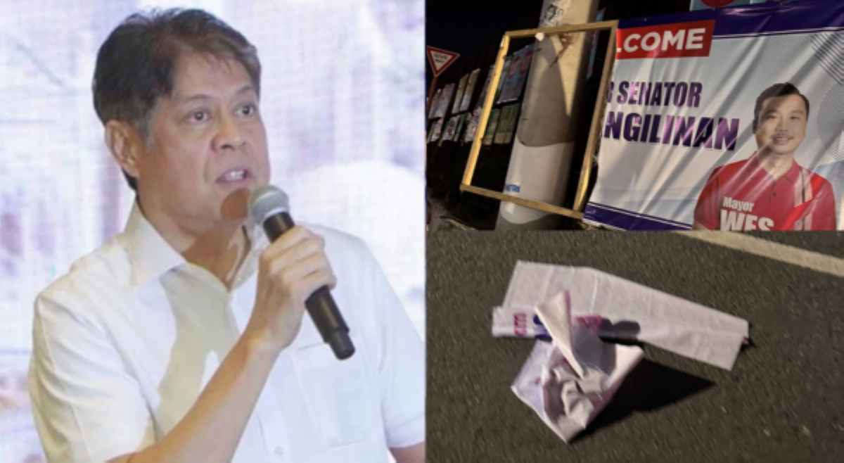Kiko Pangilinan sa mga naninira ng tarpaulin: 'Lumaban nang patas!'