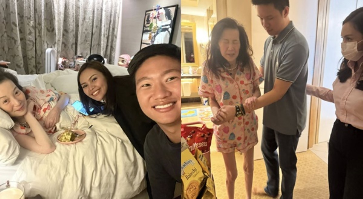 Anak ni Mark Leviste, binisita si Kris Aquino