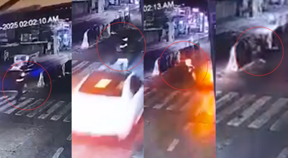 Lalaki tumilapon nang mabangga ng sasakyan