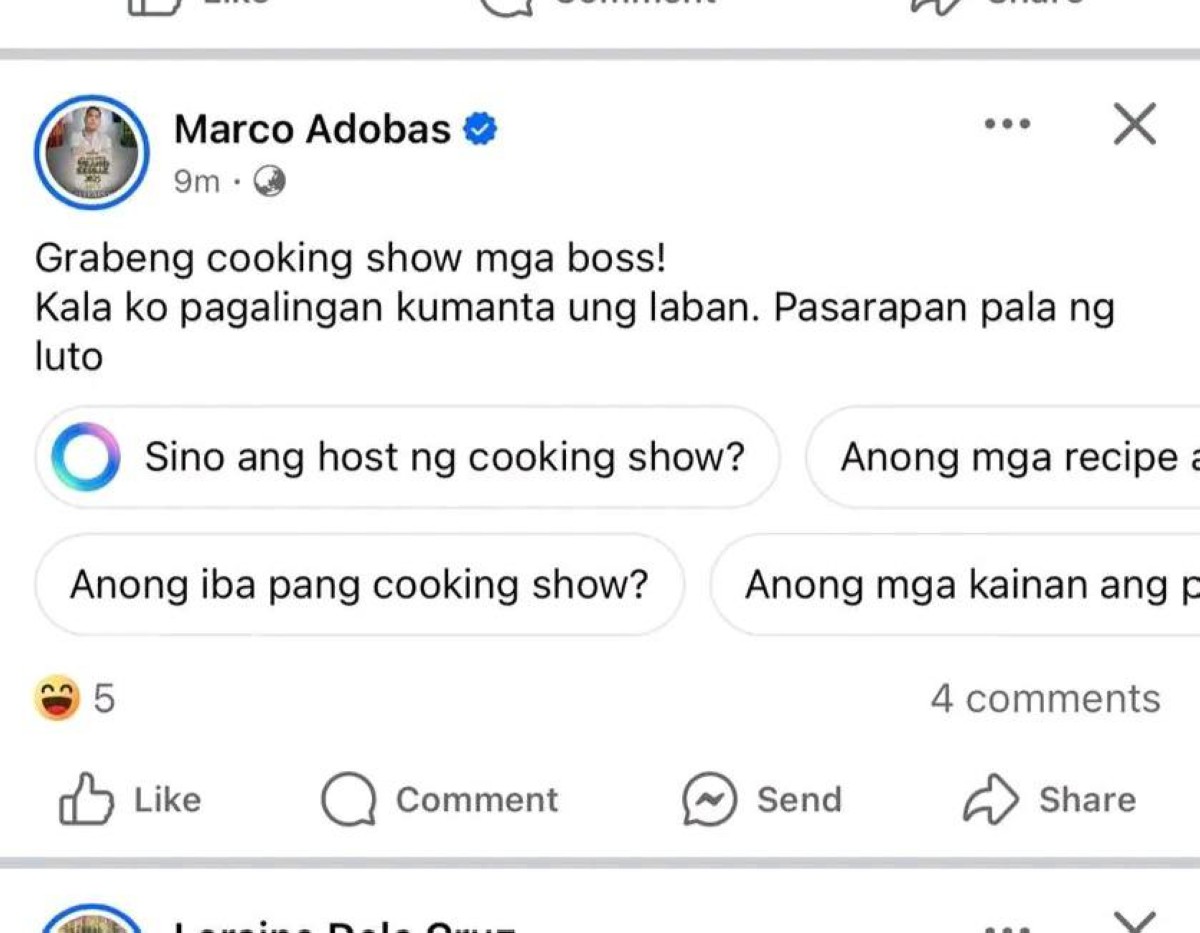 Photo courtesy' Marco Adobas (FB)