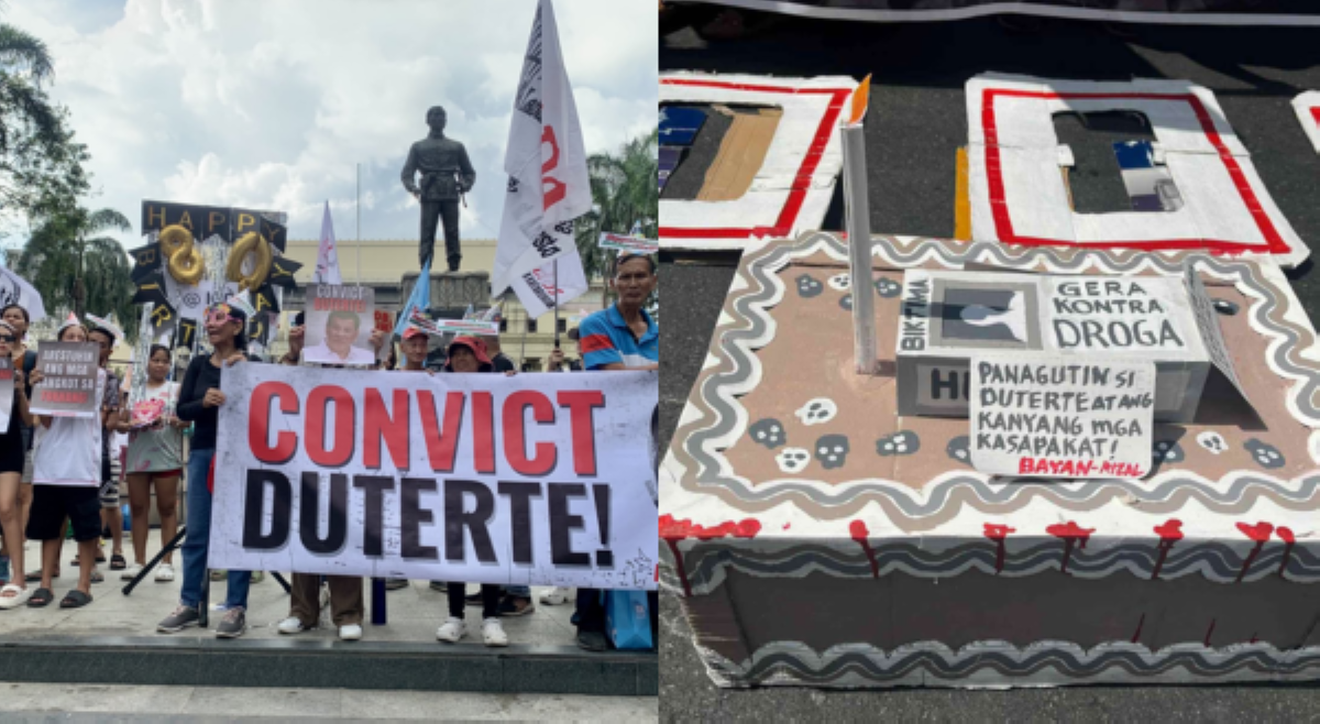 Kaarawan ni FPRRD, sinabayan ng &lsquo;anti-Duterte&rsquo; protest