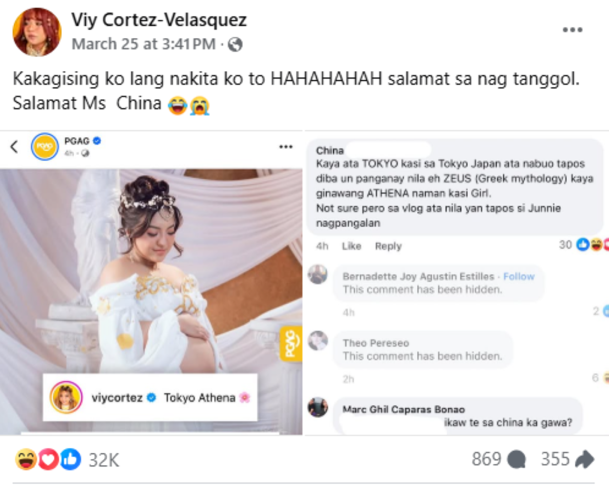 Photo courtesy: Screenshot from Viy Cortez-Velasquez (FB)