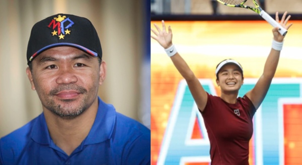 Manny Pacquiao, proud na proud kay Alex Eala