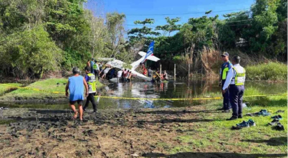 Cessna plane, bumagsak sa Pangasinan; piloto at kaniyang estudyante, patay!