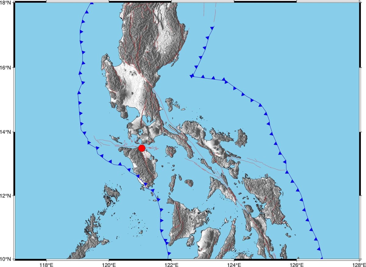 Batangas, niyanig ng magnitude 4.6 na lindol
