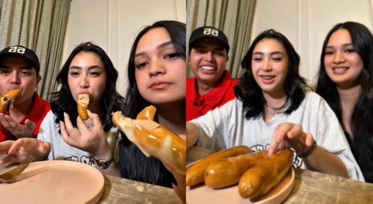 &lsquo;Explosive sausage challenge&rsquo; nina Bea Borres, minalisya